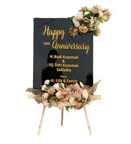 Papan Bunga Akrilik Cipenjo