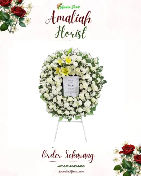 Krans Bunga Duka Cipenjo